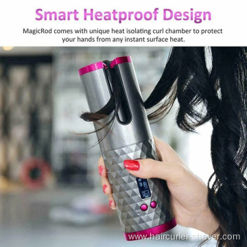 Rechargeable auto hair curler